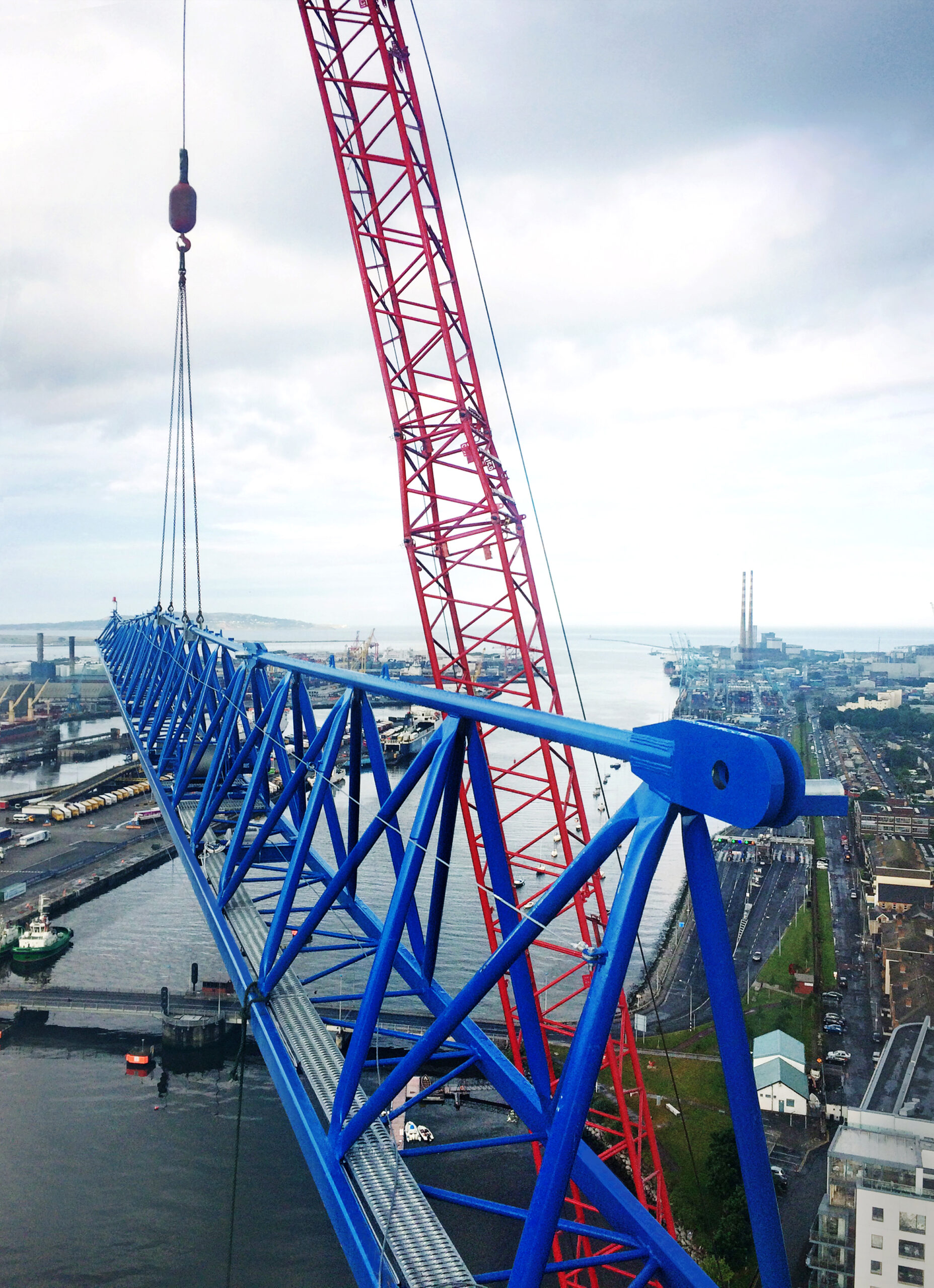 Irish Cranes & Lifting to erect six Raimondi Cranes on premier Dublin jobsite