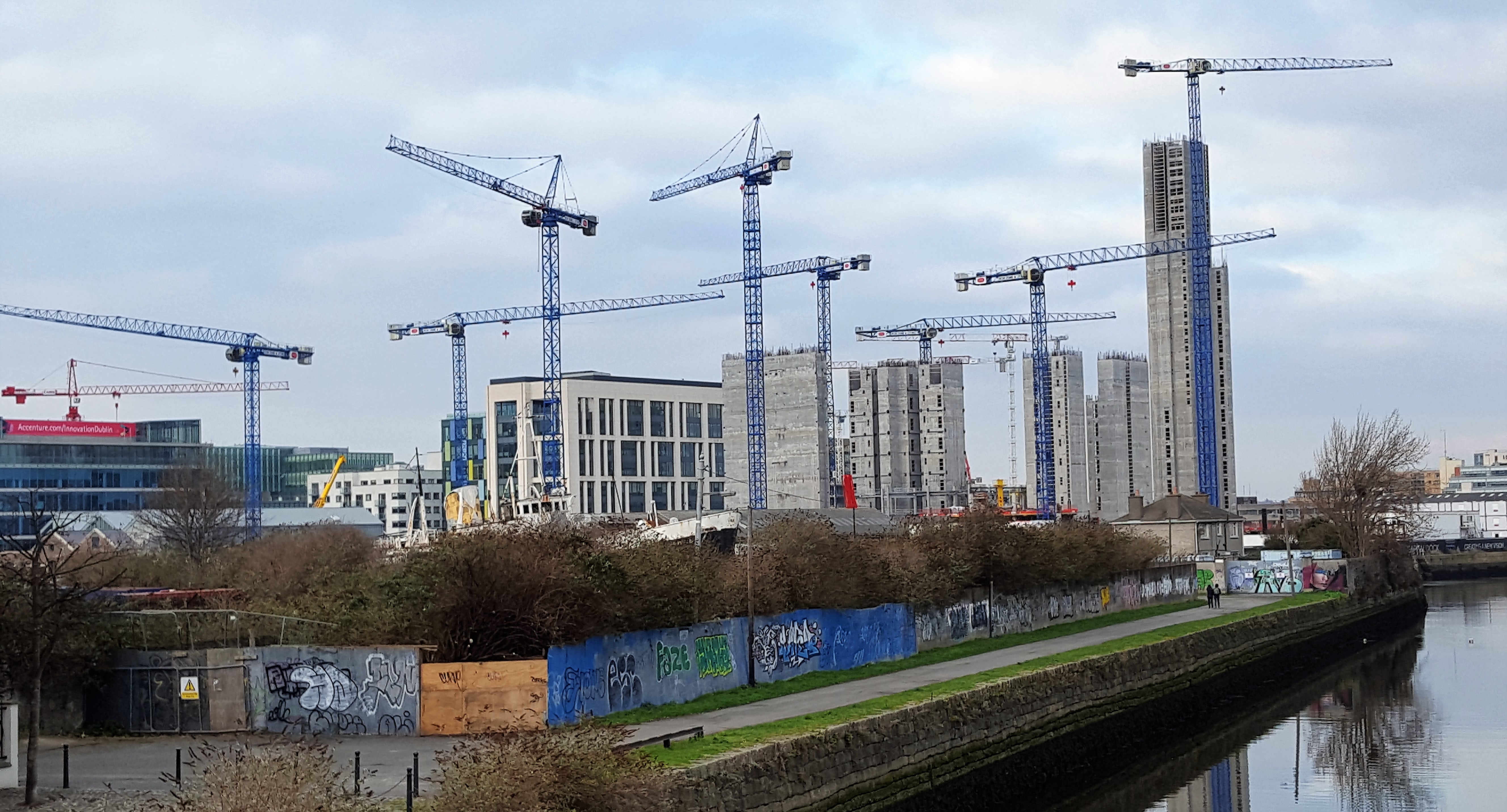 Raimondi Cranes in Dublin placed by Irish Cranes & Lifting