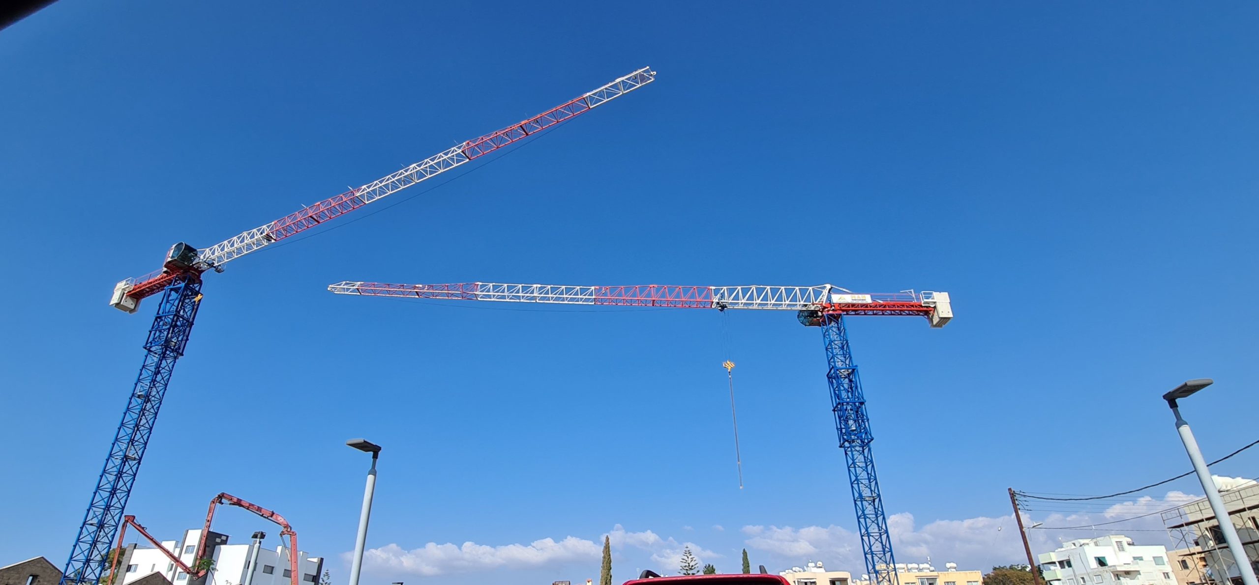 Two Raimondi MRT111s for the construction of new university campus in Cyprus